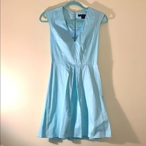 French Connection Baby Blue Mini Dress